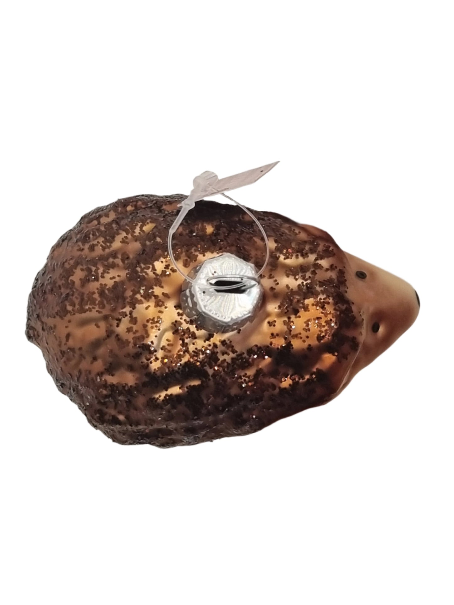 European Glass Christmas ornament of a Echidna / Hedgehog / Porcupine (K)