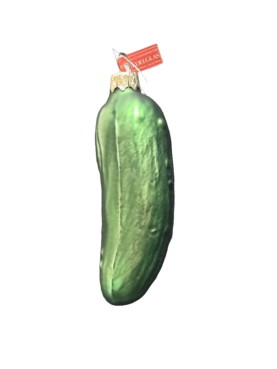 European Glass Christmas ornament of a Pickles | Assorted Designs (F)
