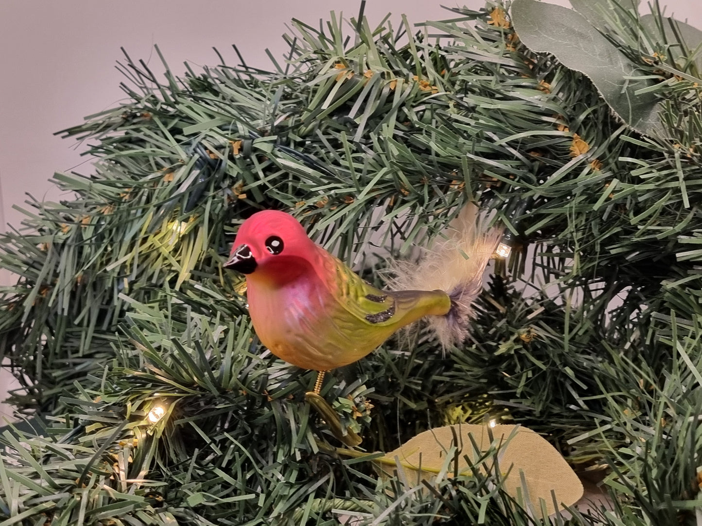 European Glass Christmas ornament of a Birds on Clip (I) | Assorted