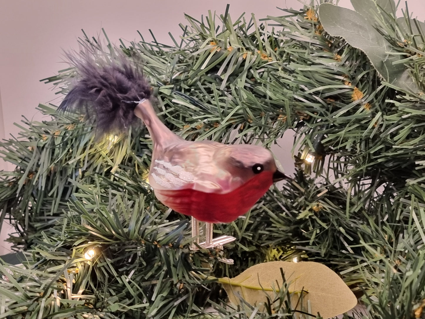 European Glass Christmas ornament of a Birds on Clip (I) | Assorted