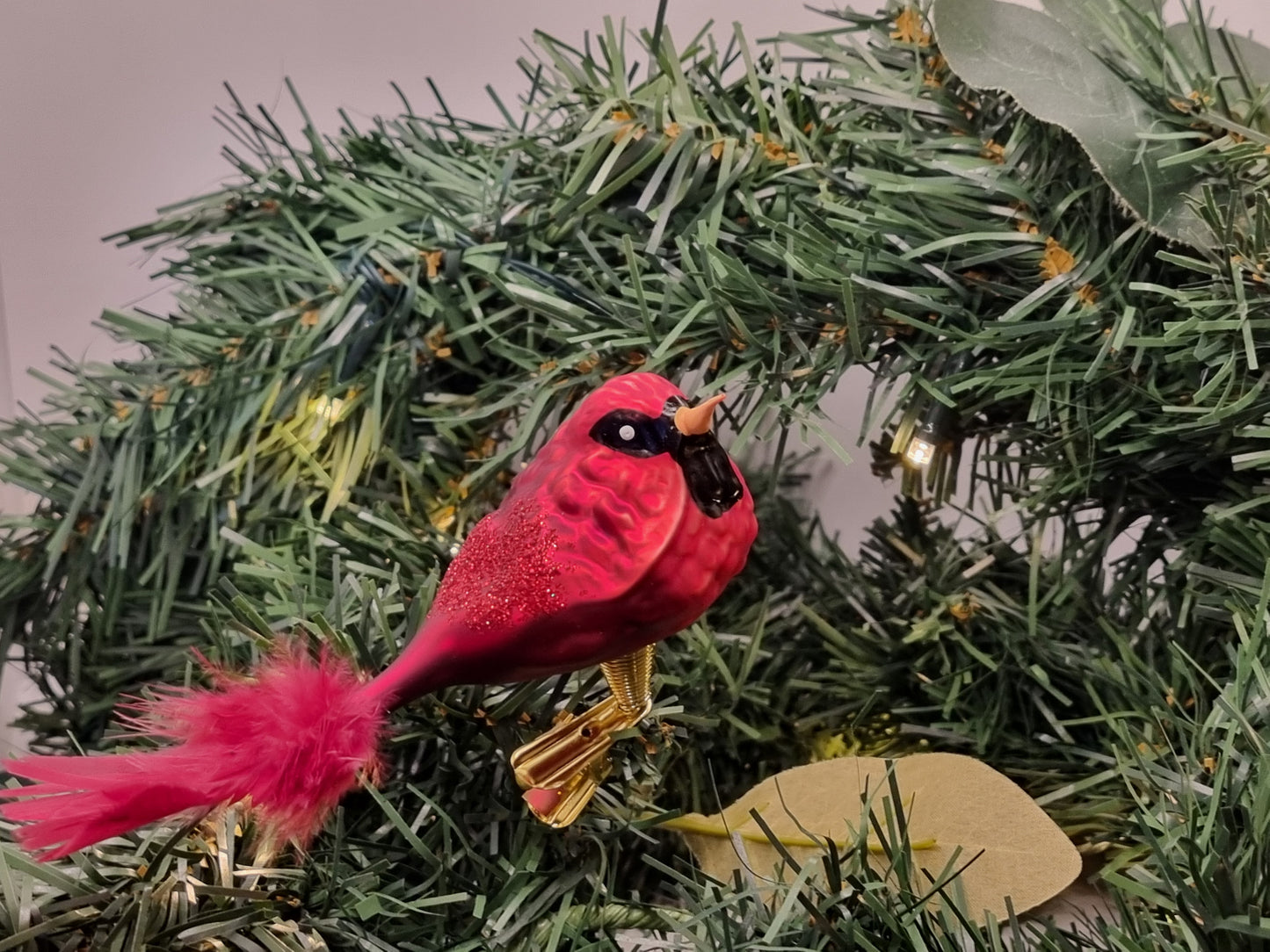 European Glass Christmas ornament of a Birds on Clip (I) | Assorted