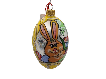 European Glass Christmas ornament of a Glass Eggs | Easter Motifs