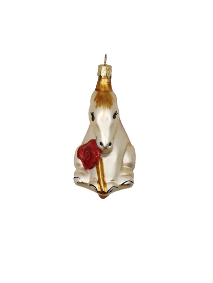 European Glass Christmas ornament of a Horse/Pony (G)