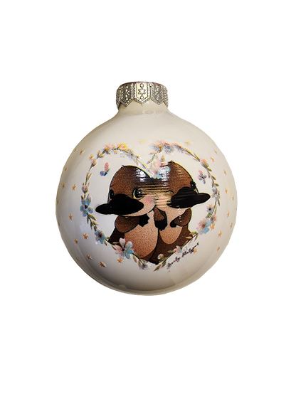 European Glass Christmas ornament of a Bauble | Platypus "So Cute" (I)