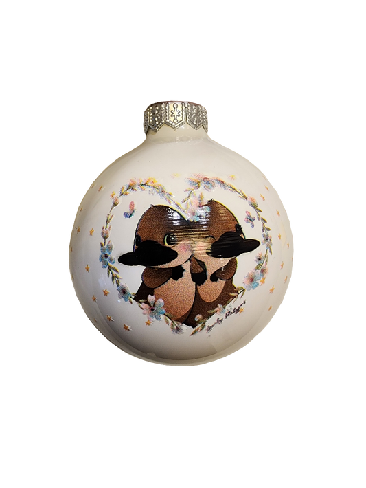 European Glass Christmas ornament of a Bauble | Platypus "So Cute" (I)