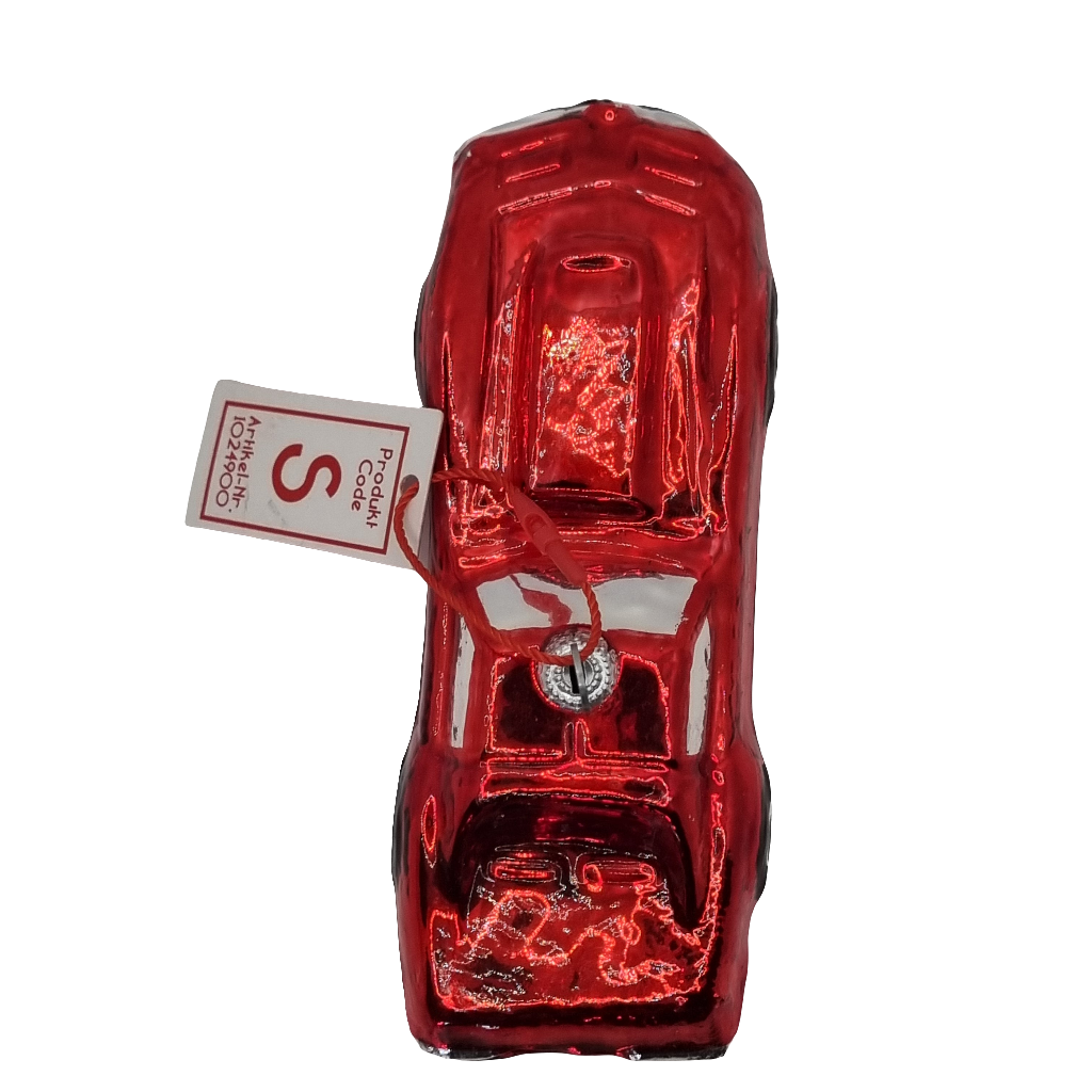 European Glass Christmas ornament of a Car | Sports Car (S)