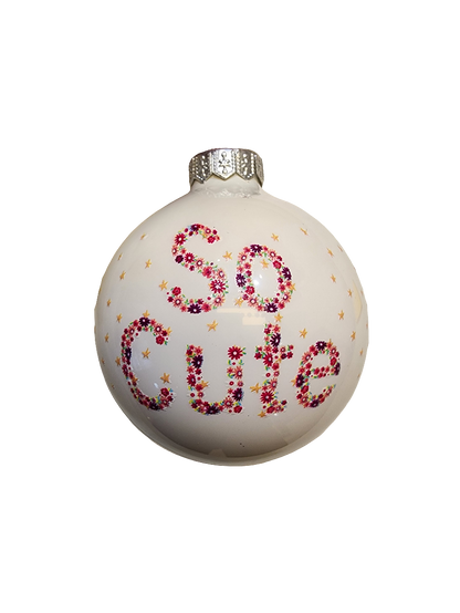 European Glass Christmas ornament of a Bauble | Platypus "So Cute" (I)