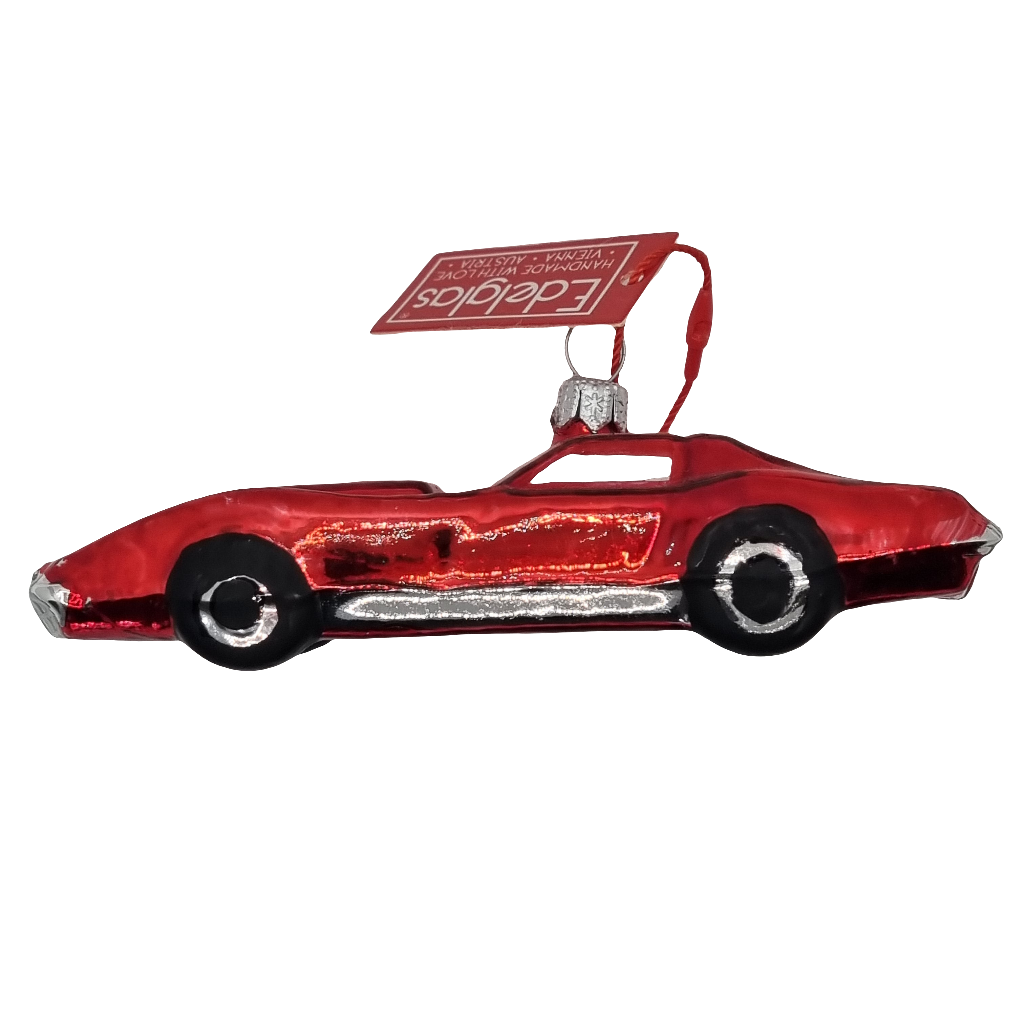 European Glass Christmas ornament of a Car | Sports Car (S)