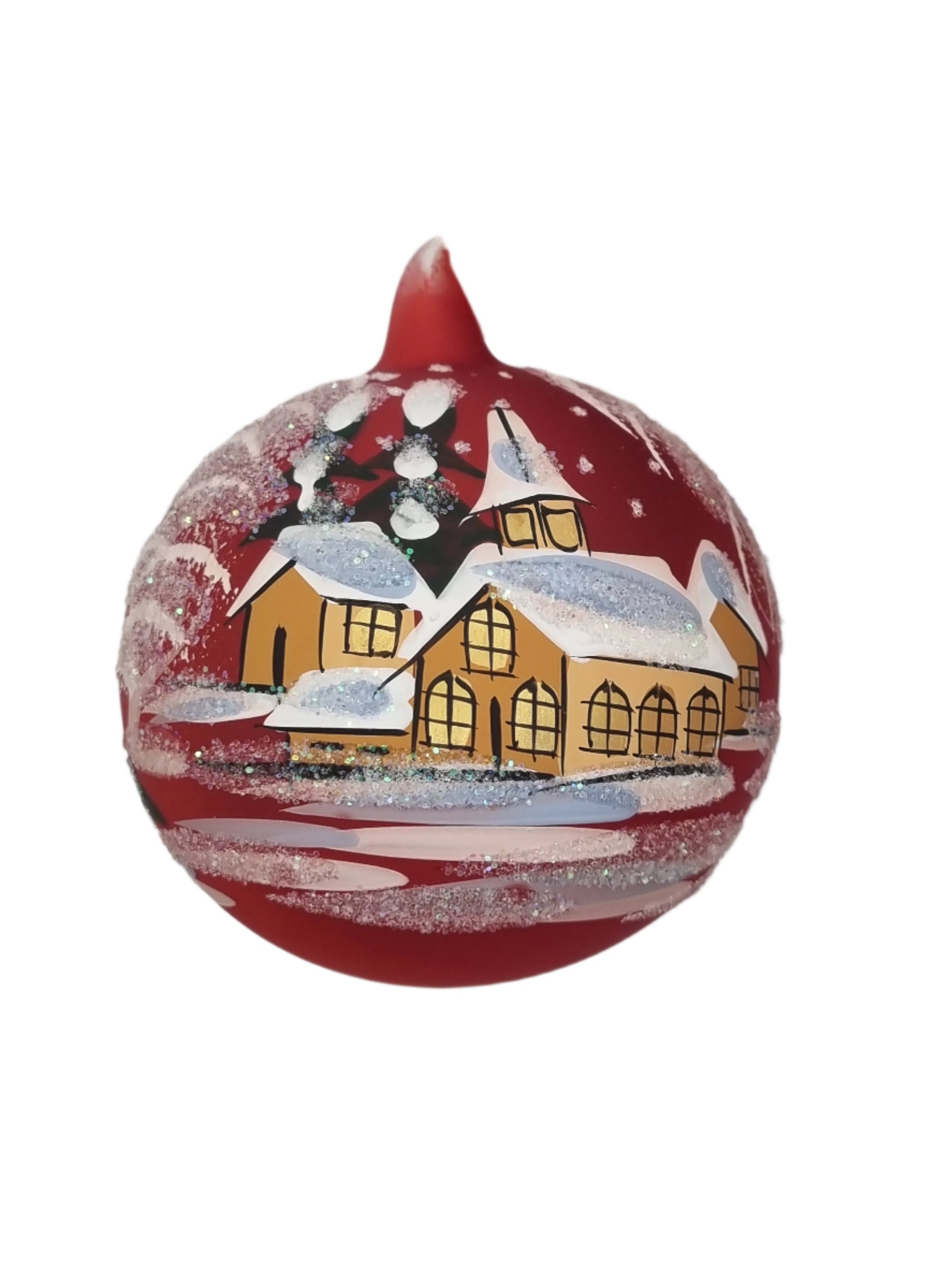 European Glass Christmas ornament of a Feb 2025
