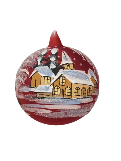 European Glass Christmas ornament of a Feb 2025