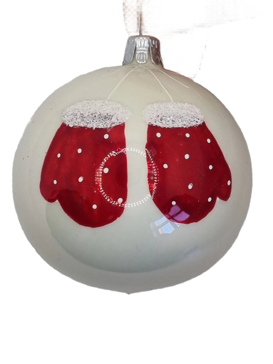 European Glass Christmas ornament of a Feb 2025