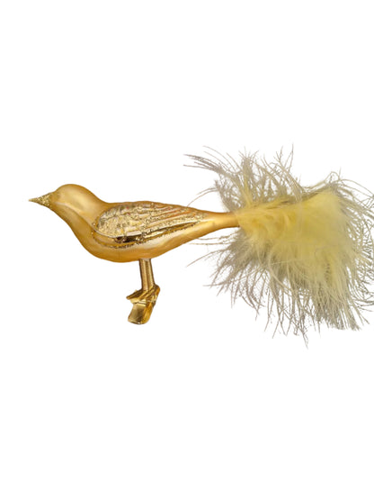 Birds on Clip (I) | Large Feather Tail