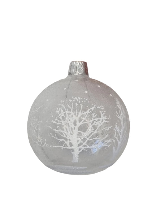 European Glass Christmas ornament of a Feb 2025