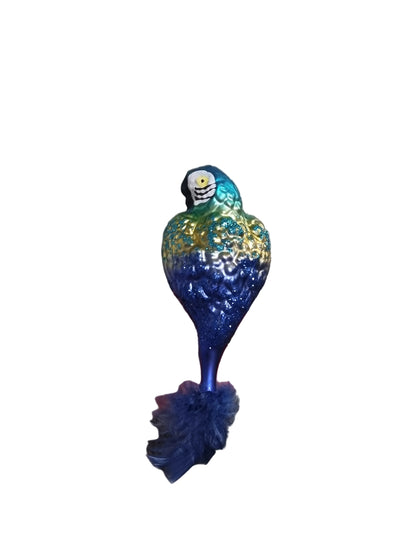 A blue and gold parrot 