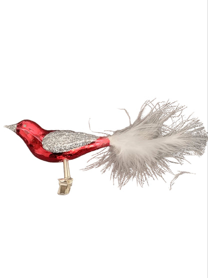 Birds on Clip (I) | Large Feather Tail