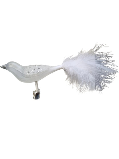 Decorative bird with feathers