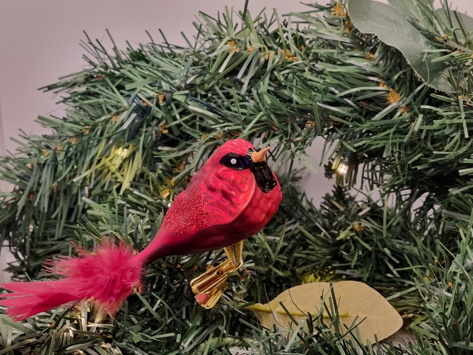 European Glass Christmas ornament of a Birds on Clip (I) | Assorted