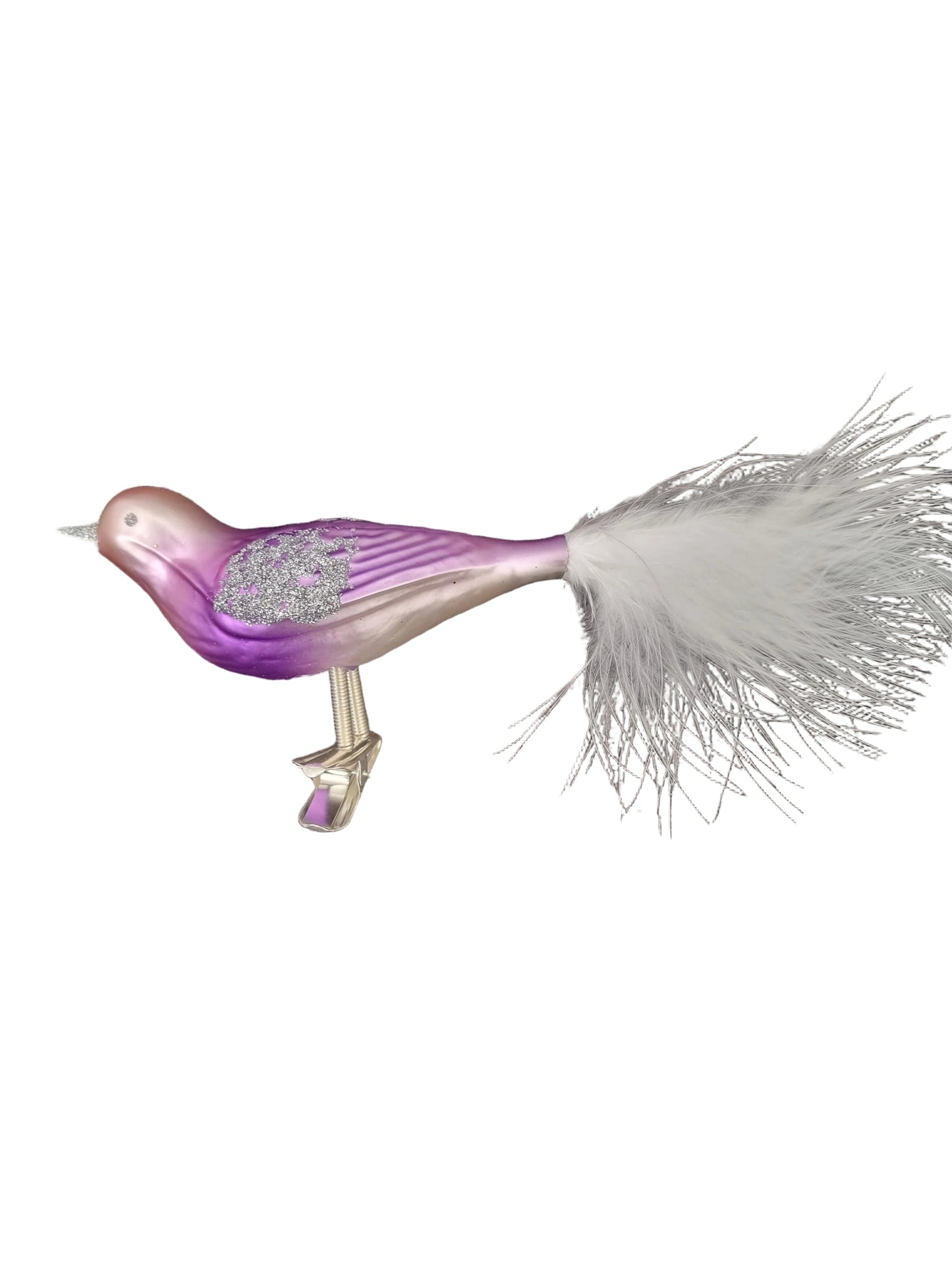 Birds on Clip (I) | Large Feather Tail